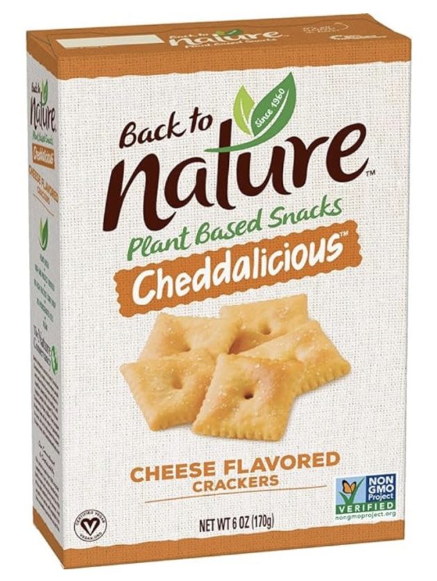 Back to Nature Cheese Flavored Crackers 